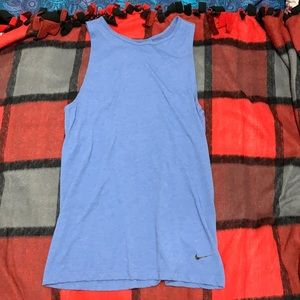 Nike blue tank top, size XS
